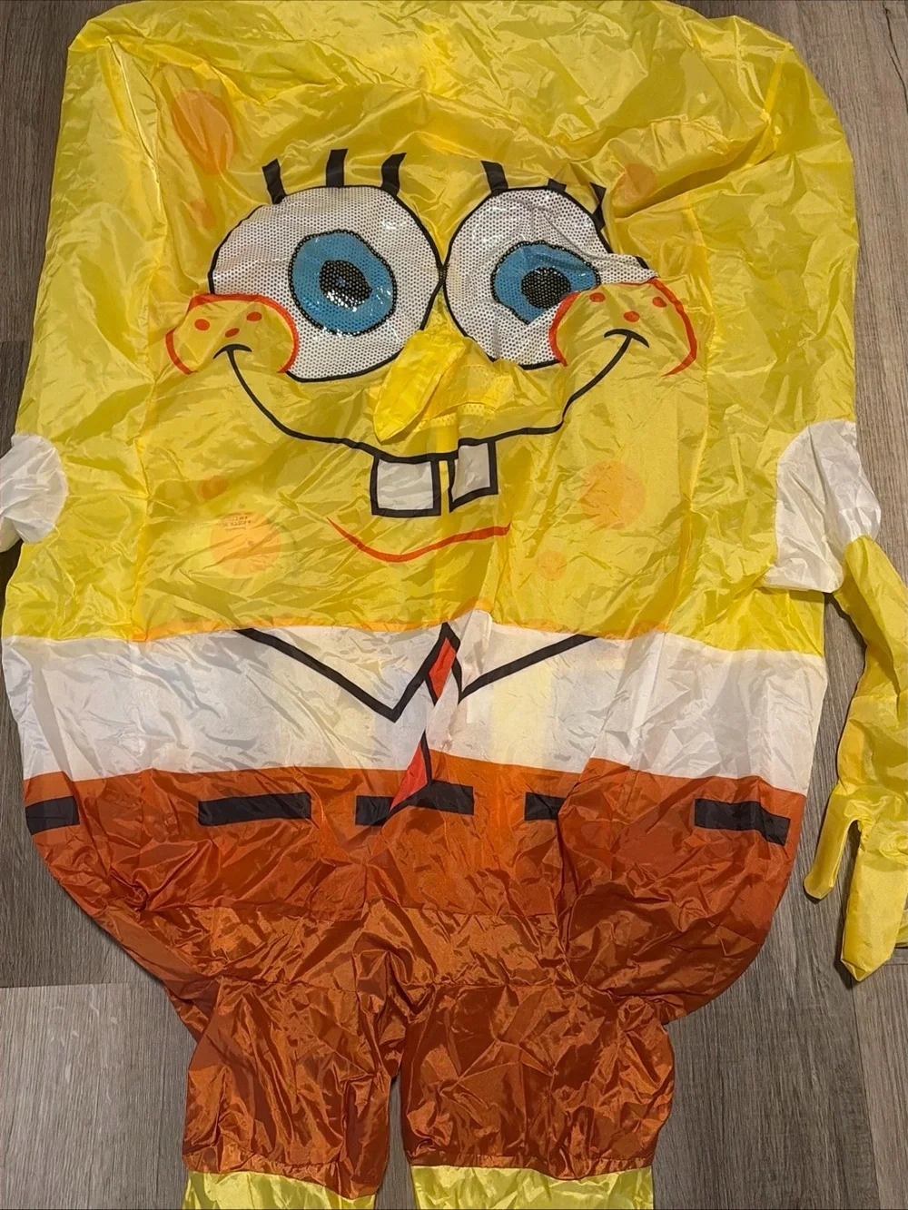 SpongeBob SquarePants Yellow Inflatable Kids Costume one size